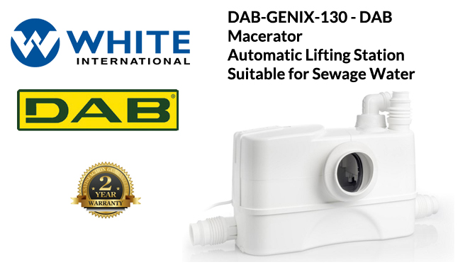 DAB-GENIX-130 - DAB Macerator Automatic Lifting Station Suitable for ...