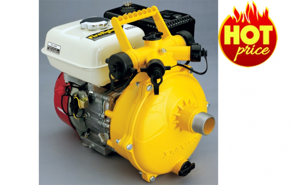 Cool Tech Pumps Davey 5213BE Twin Impeller Firefighter with Briggs